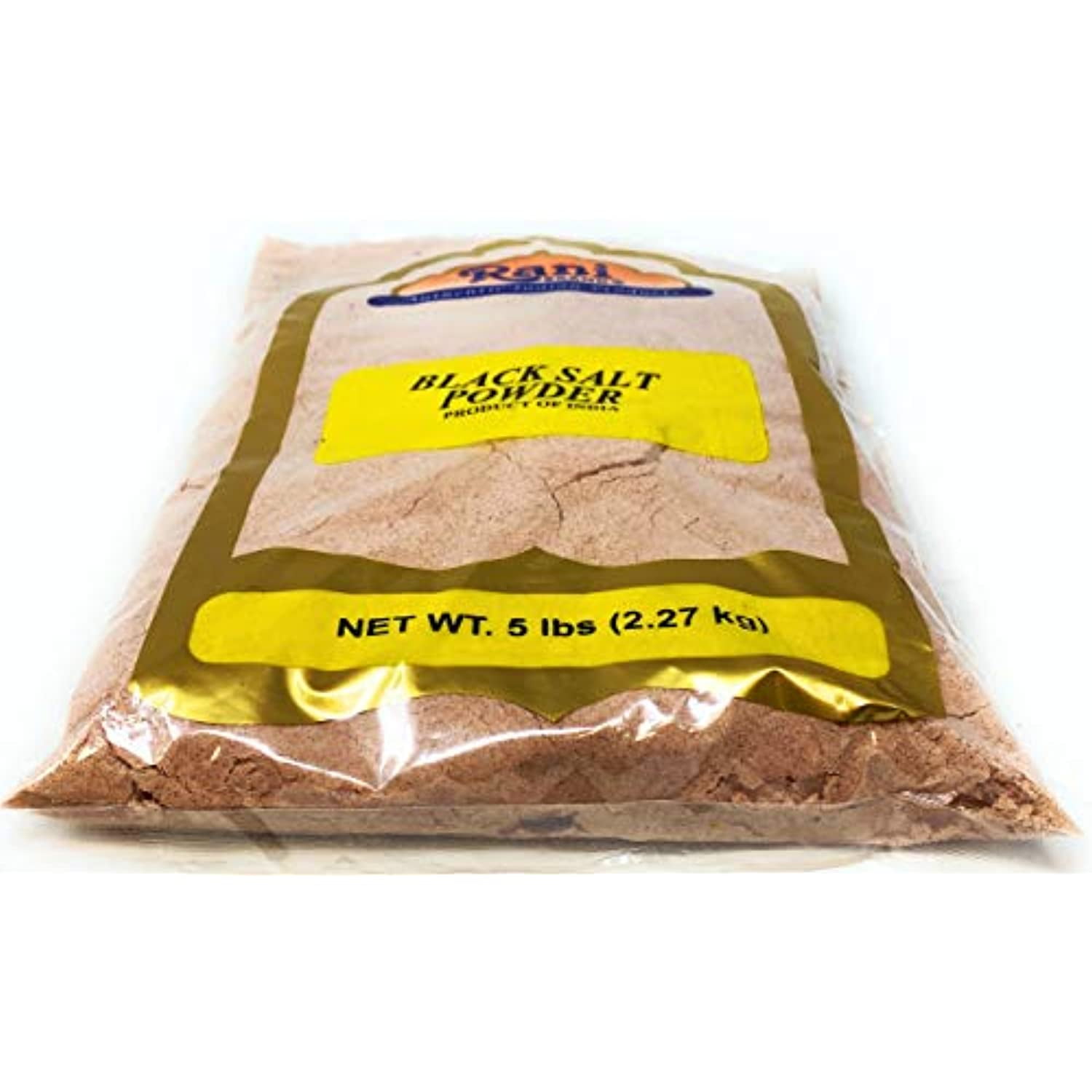Rani Black Salt Powder (Kala Namak) Mineral 80oz (5lbs) 2.27kg Bulk ~ Unrefined, Pure and Natural | Vegan | Gluten Friendly | NON-GMO | Indian Origin | Perfect for Tofu Scramble