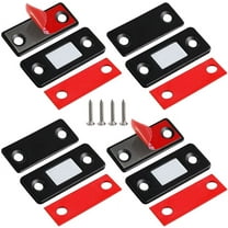 Cabinet Magnetic Catch 4 Pack Ultra Thin Cabinet Door Magnets Stick on Drawer Magnets Cabinet Latch Magnetic Closures for Cabinets Kitchen Closet Door Closing Magnetic Door Catch Closer