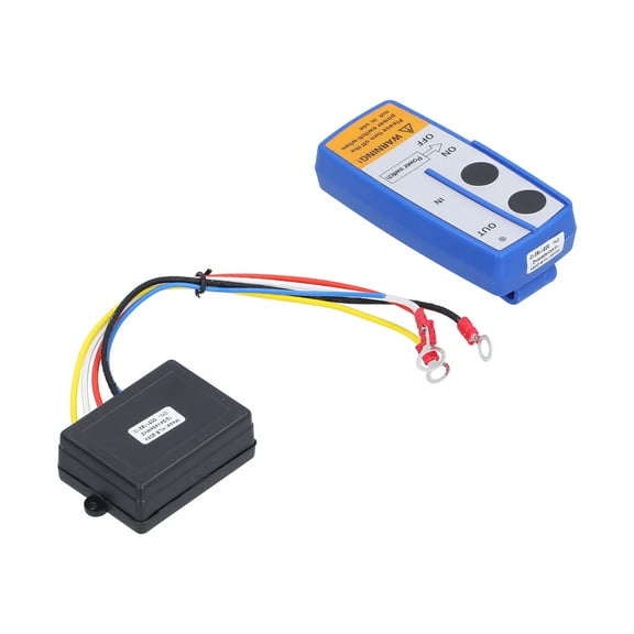 Dump Trailer Wireless Remote, 150mAh Alkaline Battery Visual Indicator Winch Remote Control Kit 12V Electric Twisting For SUV