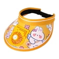 thumbnail image 1 of Sombrero de verano Jinwen para Niños Sombrero de Sol Recargable Ajustable Amarillo, 1 of 8