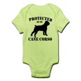 thumbnail image 1 of CafePress - Protected By My Cane Corso Infant Bodysuit - Baby Light Bodysuit, 1 of 1