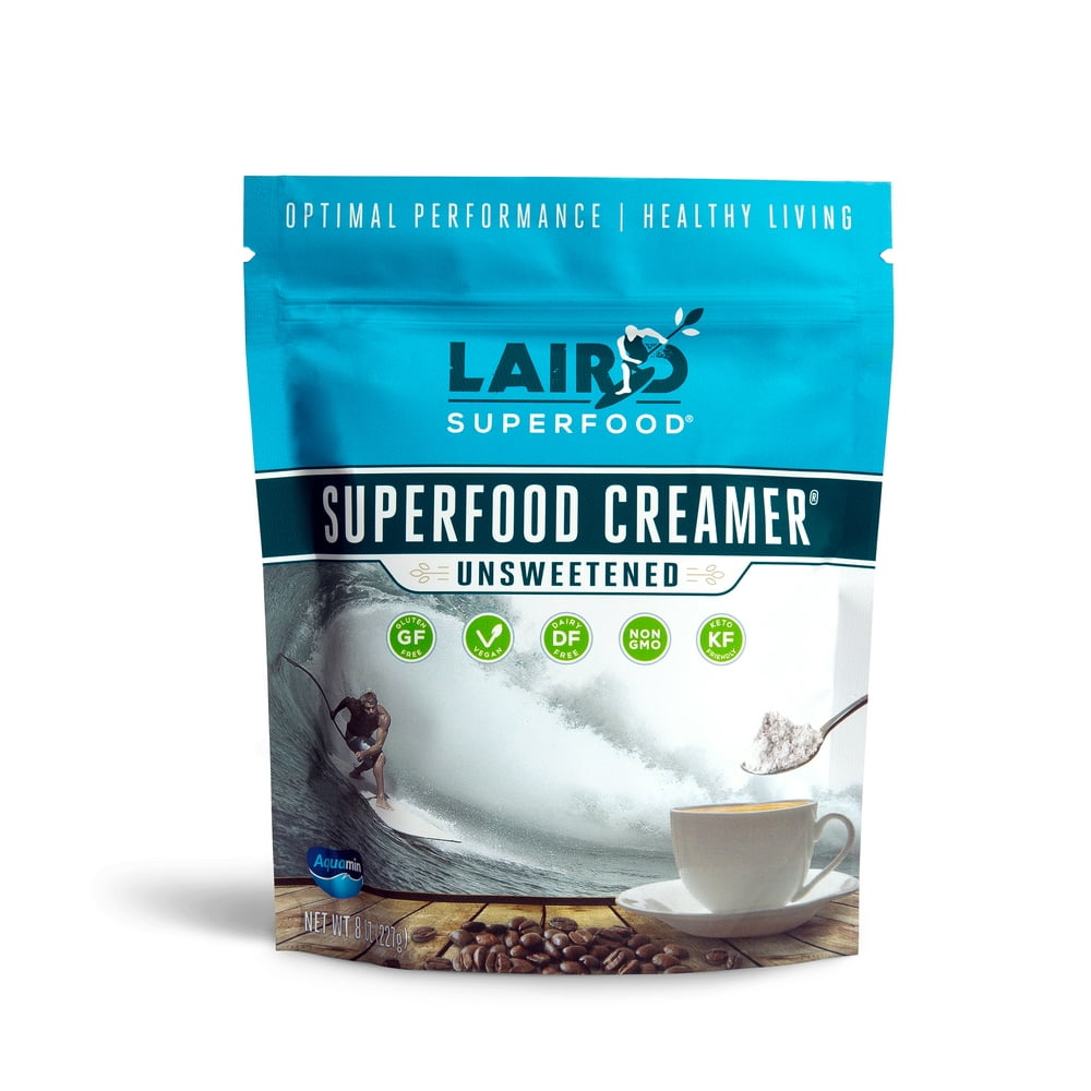 Laird Superfood Unsweetened Superfood Creamer, 8 oz