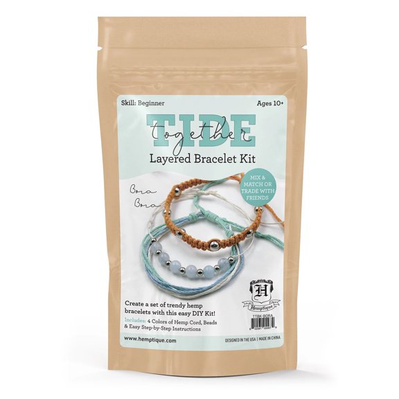 Hemptique Layered Bracelet Kit-Bora