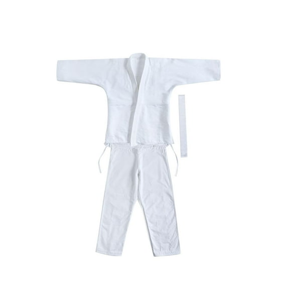 Yingyy Judo Gi Dobok Breathable Jiu Jitsu Uniform for premium cotton Competition Sparring Training Blue 170cm