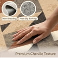 thumbnail image 6 of ODIKA 8'x10' Washable Area Rug Modern Angular Shapes Faded Urban Design Assorted Multi Tone Surface for King Size Bedroom Under Bed, Master Suite, Non-Shedding, Easy Care, 6 of 7