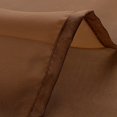 thumbnail image 3 of Sheer Curtains Set of 2, Window Solid Sheer Curtain Drapes Grommet Top Panels for Bedroom Living Room Kitchen Color: Coffee / Brown, 3 of 5