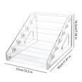 thumbnail image 5 of KGJQ 5/7 Tier Acrylic Display Stand with Fences, Perfume Stand Organizer, Makeup Organizer, Multifunctional Clear Display Shelf for Home Office, 5 of 7