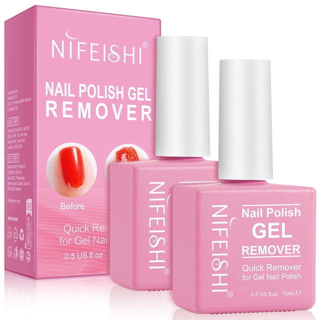 Removedor de esmalte de uñas en gel NIFEISHI Professional 15 ml (2 unidades)