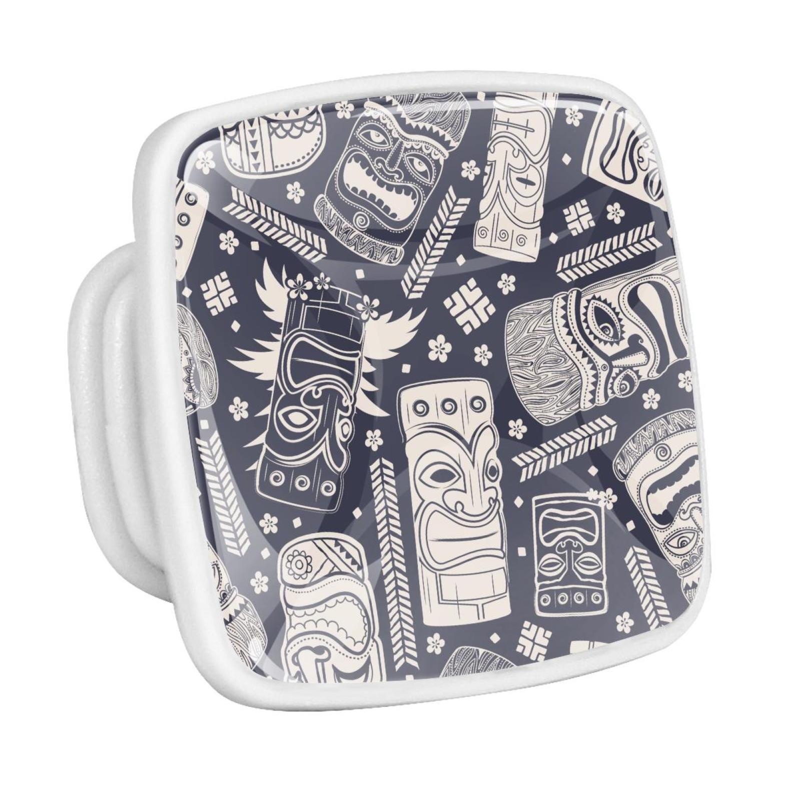 Ownta 4 Pcs Square Handle Cupboard Fluorescence Knob Glowing in