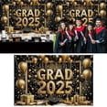 thumbnail image 2 of Decorative Flags, Congratulations Class of 2025 Sign Banner Door Cover Graduation Decorations Large Front Door Porch Sign Indoor Outdoor Photo Booth Props, Flags_ Banners & Accessories, 2 of 9