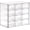 White_12 drawers, variant on 12-Drawer Acrylic Makeup Organizer, Stackable and Dustproof for Vanity