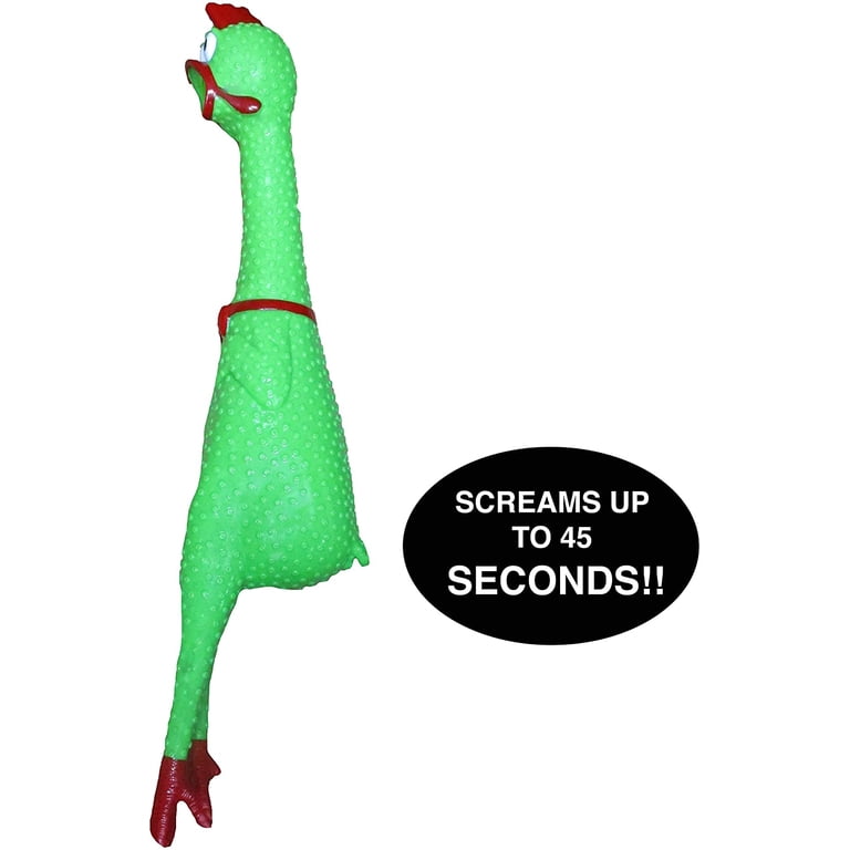 Animolds 29 Inch Giant Squeaky Rubber Chicken - Loud Noise Maker