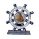 thumbnail image 2 of Escultura de timón de barco, timón náutico, figura de resina, estatua artesanal Azul, 2 of 9