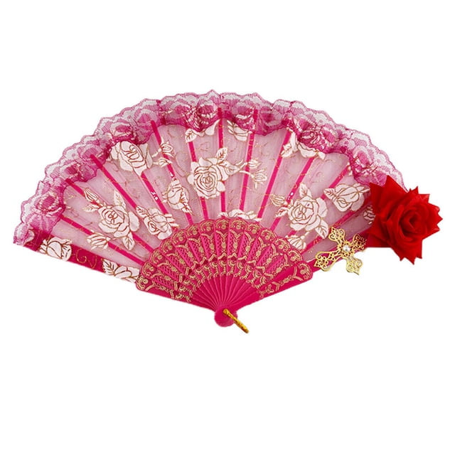 Party LED Hand Fan Boots On The Ground Fan Hand Popping Fan For Women Large Fans For Line Dancing Glowing Stage Performance Birthday Wedding Home