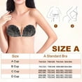 thumbnail image 2 of A pair of shell lace chest stickers female wedding dress gathered upper support invisible back strap silicone bra stickers, 2 of 5