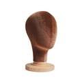 thumbnail image 2 of Serenable Mannequin Head Hat Rack Sturdy Manikin Head Model Space Saving Multifunctional Tabletop Holder for Salon Home Retail Shop Brown, 2 of 9