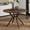 Driftwood Grey, variant on iNSPIRE Q Kolten Industrial Metal 45" Round Dining Table, Light Pine