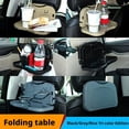 thumbnail image 4 of 1Car Back Seat Folding Table Storage Organiser Drink Tray Food Holder, 4 of 7