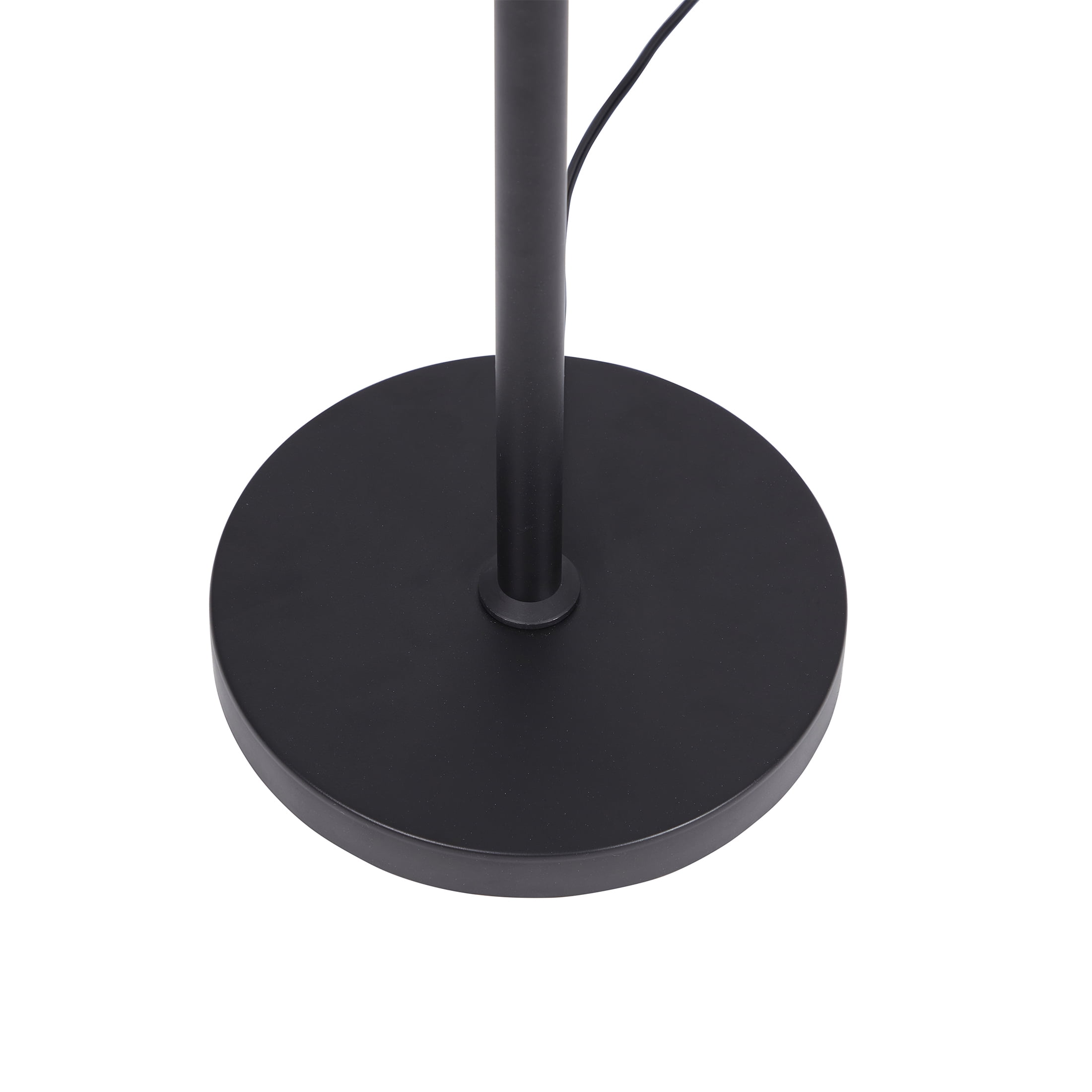 Better Homes & Gardens 60” Boho Black Angled Floor Lamp with Natural Shade