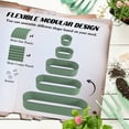 thumbnail image 3 of Outsunny Galvanized Raised Garden Bed Kit, Metal Planter Box with Safety Edging, 94.5" x 23.5" x 16.5", Green, 3 of 9