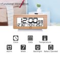 thumbnail image 4 of Yeacher FanJu Digital Alarm Clock with Backlight LCD Screen Time Calendar Week Temperature Display ℃/, 4 of 8