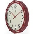 thumbnail image 5 of Infinity Instruments Skipper Plastic 16" Indoor Wall Clock with Quartz Movement for Accurate Timekeeping, Red, 5 of 7