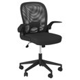 thumbnail image 5 of Bennium Foldable Office Chair - Home Office Desk Chairs with -Up Arms and Foldable Backrest, Mesh Computer Chair Foldable Executive Office Chair (Black), 5 of 8