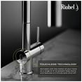 thumbnail image 4 of Riobel Az211 Azure 1.5 GPM Single Hole Pull Down Kitchen Faucet - Nickel, 4 of 6
