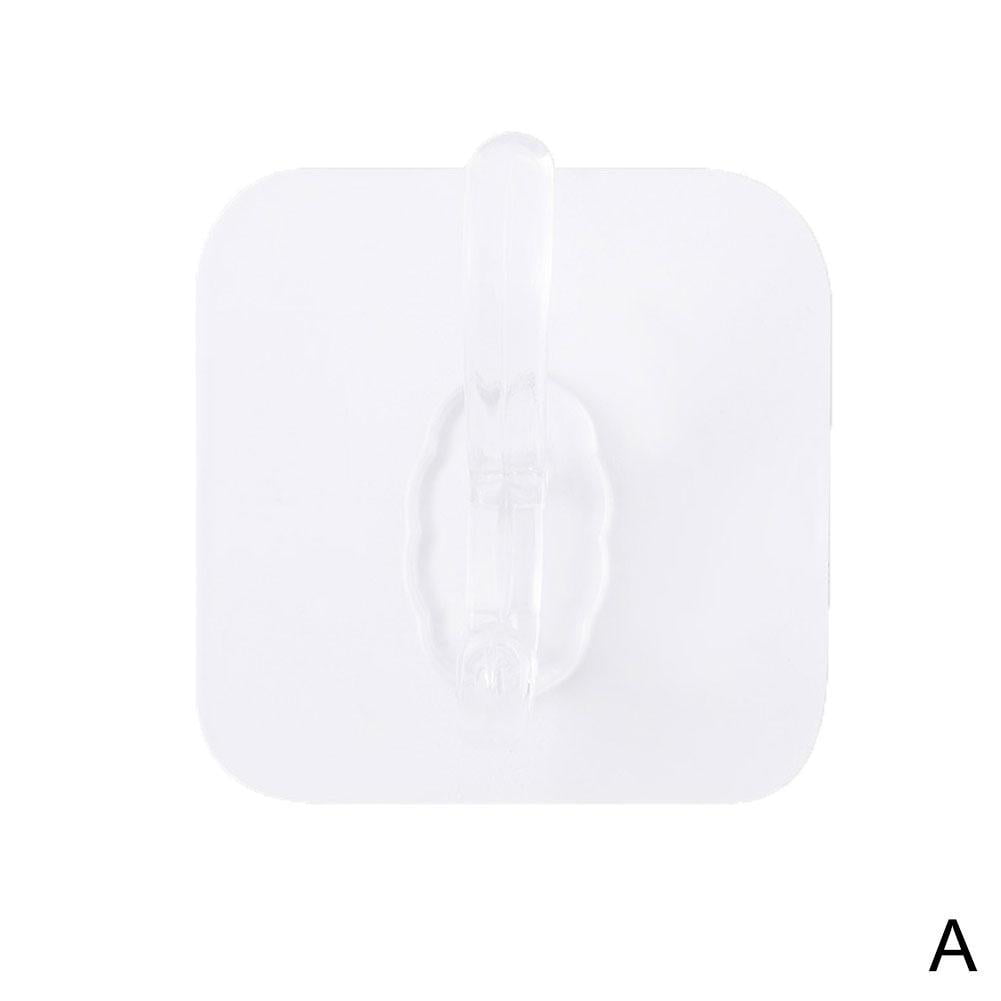 Transparent Non-marking Strong Sticking Hook Self Adhesive Door Wall  Hangers Hooks For Silicone Storage Hanging Kitchen Magic Ba M0Q1 