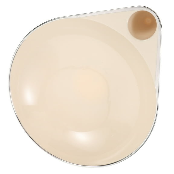 OUNONA Dried Fruit Plate Creative Dry Fruit Plate 26.30X21.80X5.50CM White