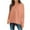 Orange, variant on Pntutb Woman Long Sleeve Capless Solid Color Fashion Commuting Fallow Comfort Tops for Winter
