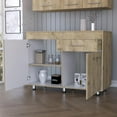 thumbnail image 2 of FM FURNITURE Saturn Utility Base Cabinet Engineered Wood Macadamia, 2 of 4
