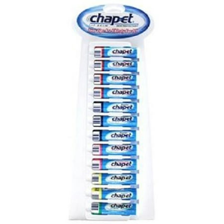 Product Of Chap-Et, Assorted Flavors Lip Balm, Count 24 - Lip Balm / Grab Varieties &