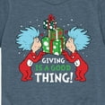 thumbnail image 3 of Cat in the Hat - Giving Is A Good Thing - Toddler And Youth Short Sleeve Graphic T-Shirt, 3 of 5