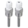 thumbnail image 1 of 2pcs Stainless Steel Temperature Sensors Immersions Sleeves 1/2Inch 8x50mm for Accurate Measurements Precise Fit, 1 of 4