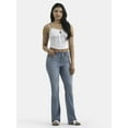 thumbnail image 2 of No Boundaries Stretch Denim Bootcut Jeans, 32" Inseam, Women's and Plus Sizes 00-28W, 2 of 5
