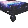 thumbnail image 3 of MYPOP Starry Night Galaxy Tablecloth 60x104 Inches, Nebula Star Tablecover Desk Table Cloth Cover for Wedding Party Decor, 3 of 6