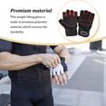 thumbnail image 3 of Sonducket 1 par de guantes de levantamiento, manopla deportiva para carreras, transpirable, diseño grueso, accesorio de entrenamiento, protección, guantes y mitones Rojo/XL Sonducket AP019172-03, 3 of 6