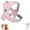 Pink, variant on Chewie Cozy Dog Harness, Chewie - Adjustable No Choke No Pull Reflective Cozy Harness with Traction Rope, Soft Breathable (Yellow, M)