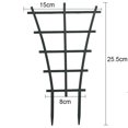 thumbnail image 2 of GadgetVLot Garden Trellis 24” x 36” Black Plastic Rectangle Trellis (2 Count), 2 of 8