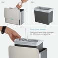 thumbnail image 6 of Home Zone Living 5 liter Kitchen Compost Bin with CleanAura Odor Control, Silver, 6 of 7