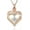 Rose Gold-White, variant on Crystal Heart Cremation Jewelry for Ashes Pendant - Crystal Heart Urn Necklace Mini Keepsake Urn Memorial Ash Jewelry Ashes Urn