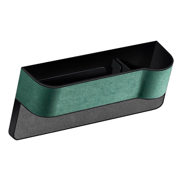 Organizador de espacio para asiento de coche, bolsillo para asiento de coche con portavasos, asiento multifuncional Copiloto Verde