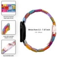 thumbnail image 4 of Bande en Résine Compatible avec Amazfit Active/GTS 3/GTS 4/GTR Mini/GTS 2/ GTS 2e/ GTS 2 Mini/GTS 4 Mini, Bande de Remplacement Réglable de 20 mm pour Amazfit Bip U Pro/Bip 3/Bip Lite/Bip S/Bip S Lite/Bip U, 4 of 7