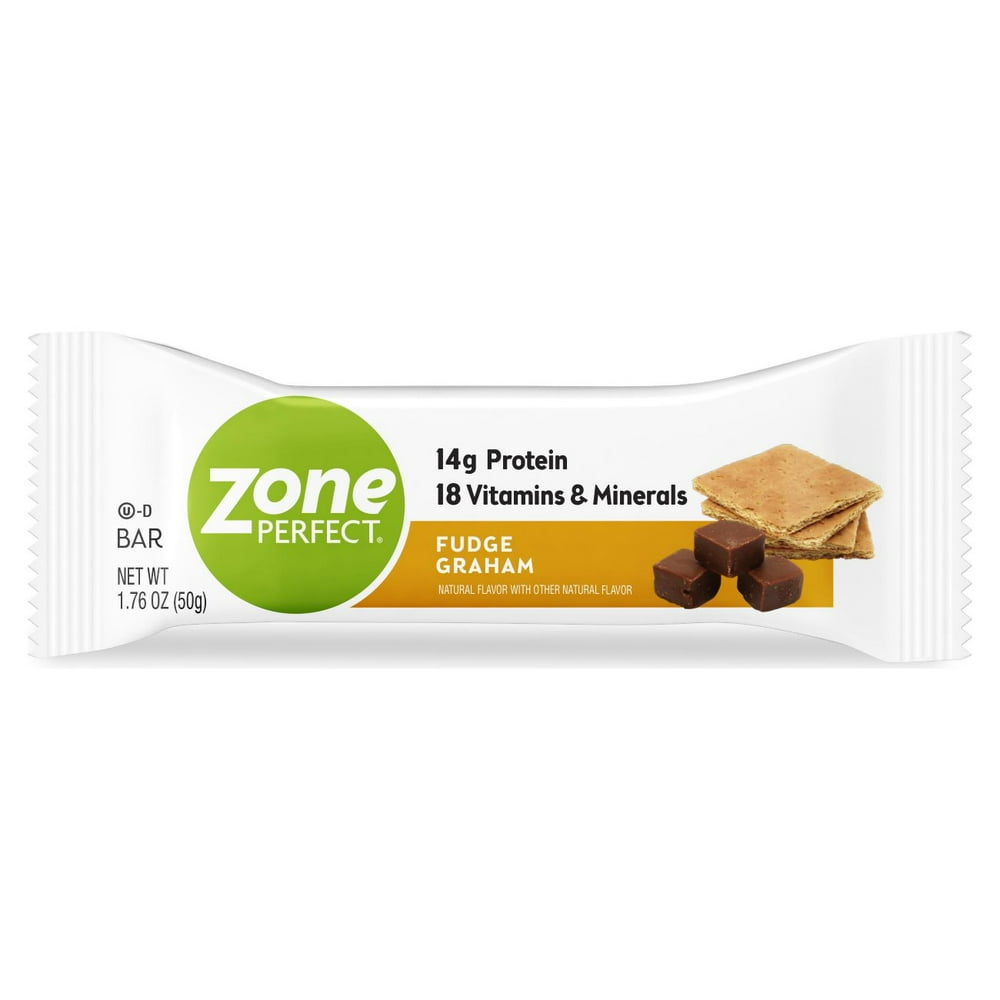 ZonePerfect Protein Bars, Fudge Graham, 14g of Protein, Nutrition Bars