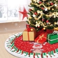 thumbnail image 5 of (80 cm) Falda para árbol de Navidad, tapete para árbol de Navidad, cubierta para árbol de Navidad, falda roja para árbol de Navidad para el hogar, vacaciones, decoración para árbol de Navidad, 5 of 5