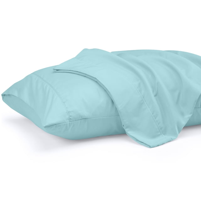 Fundas de almohada Utopia Bedding King de 50 x 100 cm, paquete de 2 unidades, color azul spa