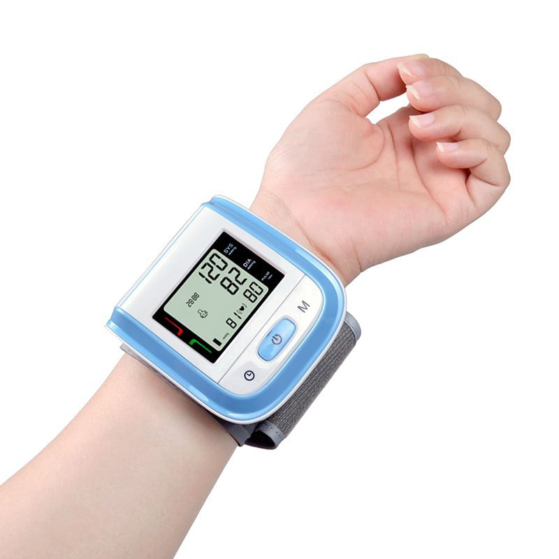Digital Medical Wrist Sphygmomanometer Automatic Pulse Blood Pressure .