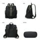 thumbnail image 4 of Makes Mochila Monedero para Mujer Bolso de Viaje de Cuero PU Bolso de diseño Convertible con Monedero 2 Piezas, 4 of 5