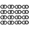 thumbnail image 3 of Unique Bargains 40 Pack Internal Tooth Star Lock Washers Set M14 M16 Quick Speed Locking Washers, 304 Stainless Steel Push Nuts, 3 of 5